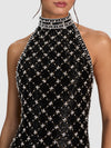 GATZ EMBELL MK NK MINI DRESS-ALICE + OLIVIA