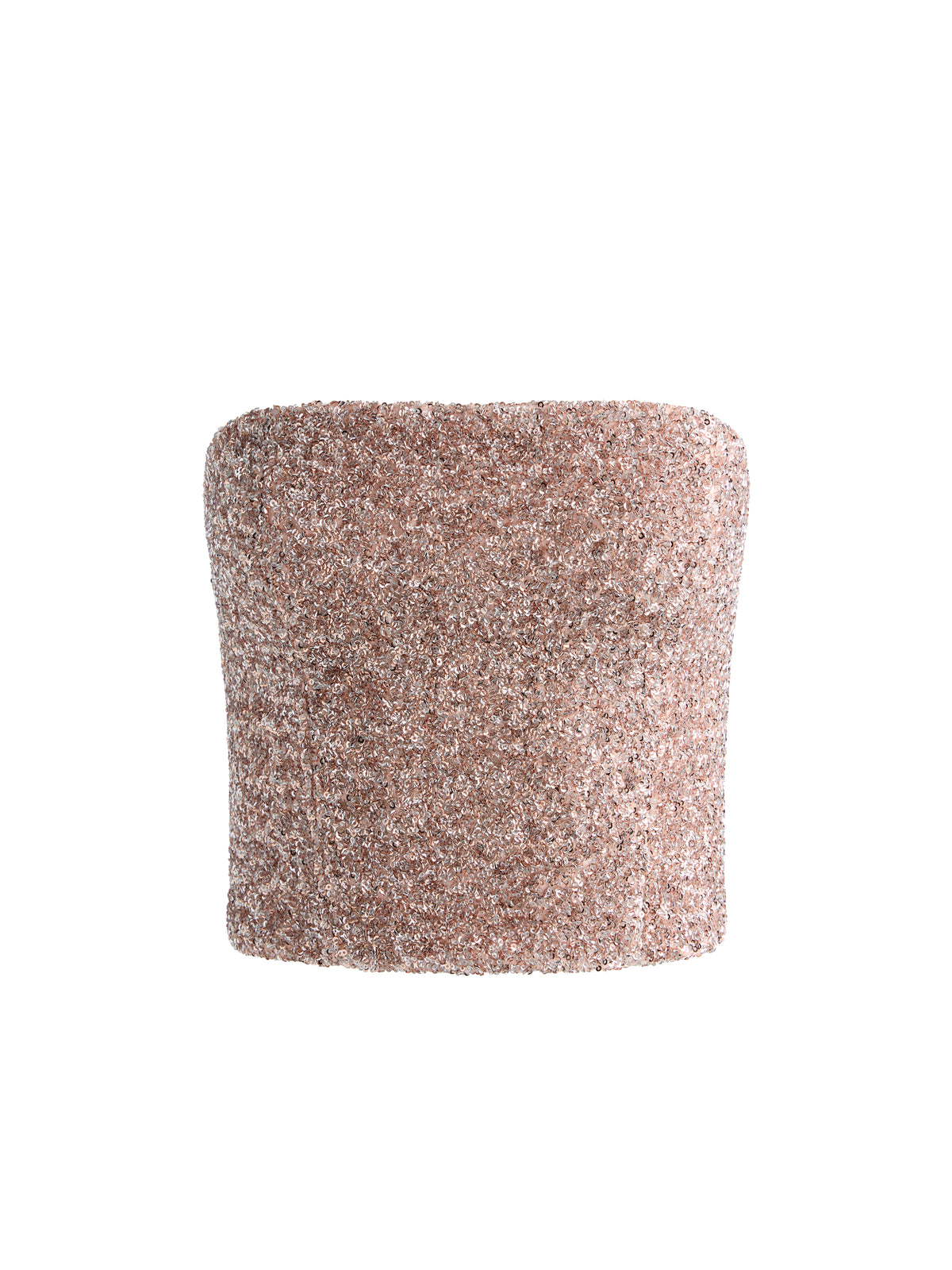 COSETTE SEQUIN CORSET TOP- BLUSH