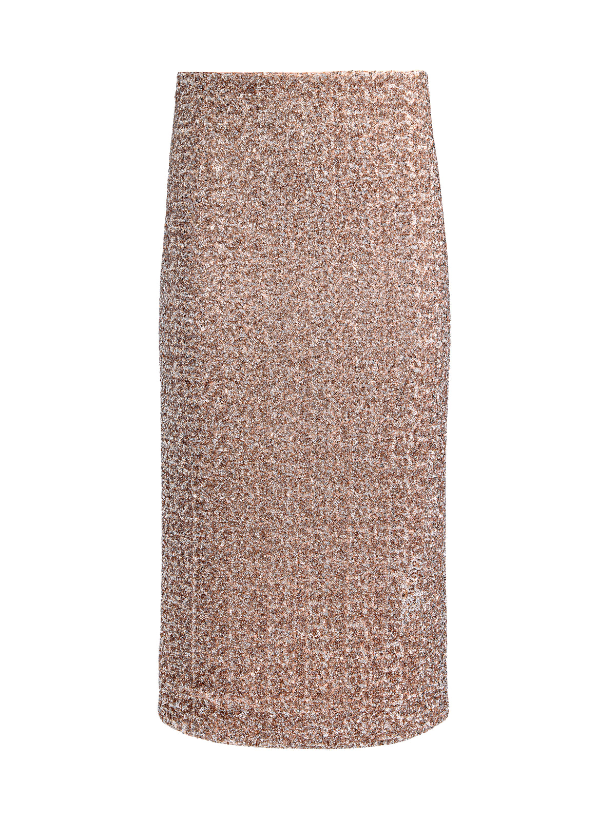 FIFI SEQUIN MIDI SKIRT - BLUSH