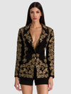 IVAN EMBELL BLAZER-ALICE + OLIVIA