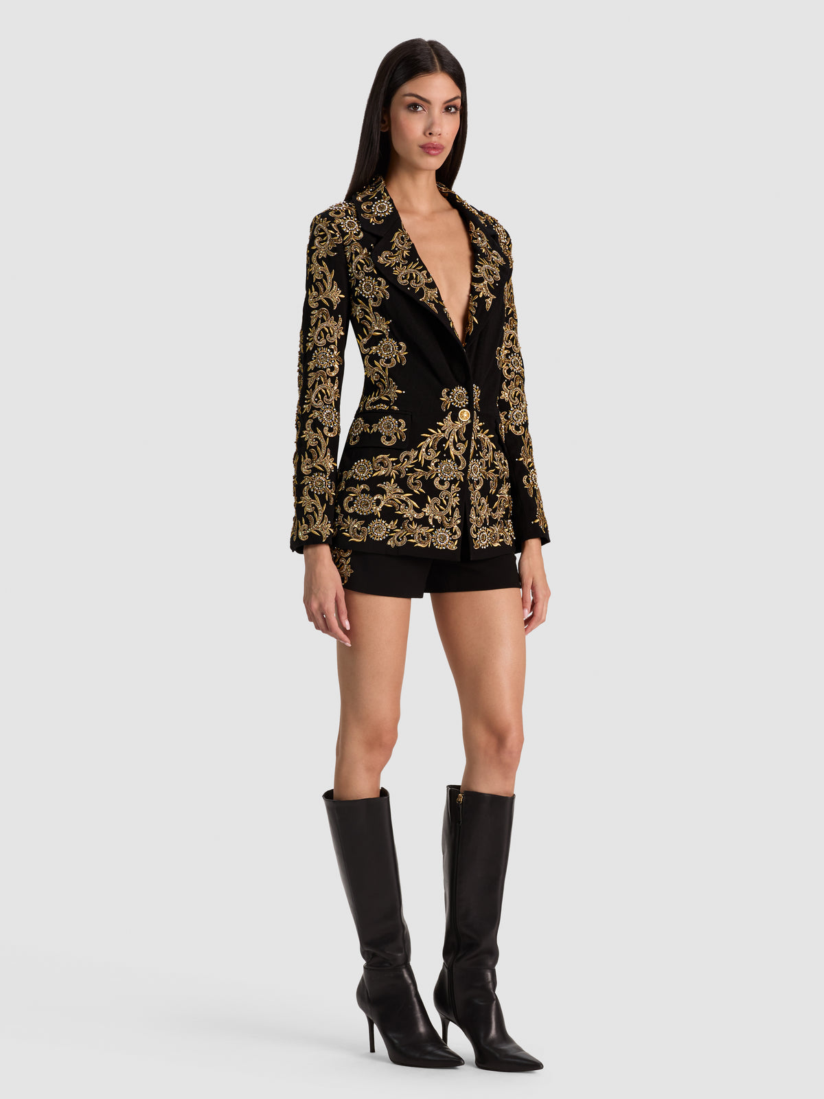 IVAN EMBELL BLAZER-ALICE + OLIVIA