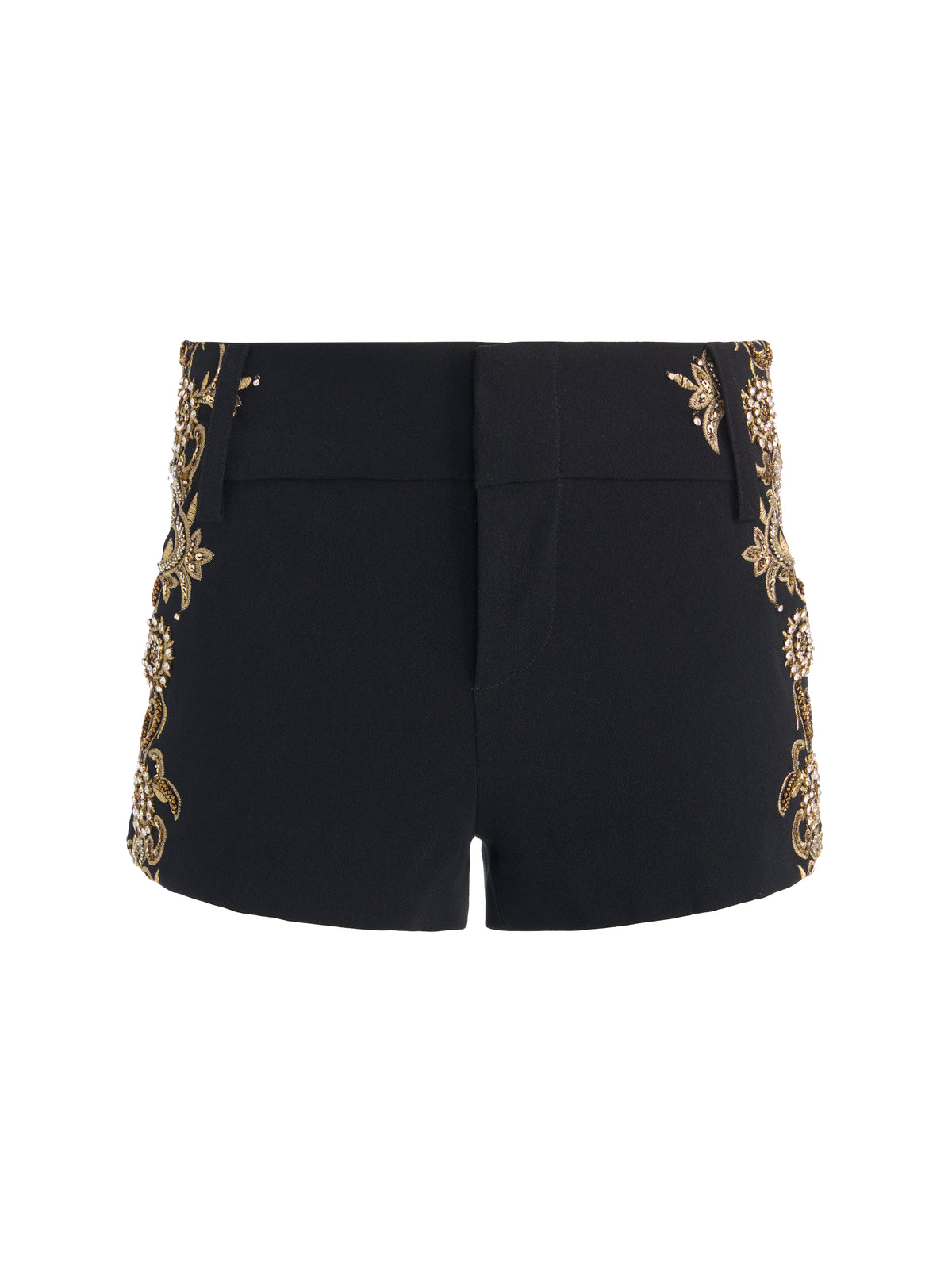 CADY EMBELL SHORT - BLACK/GOLD