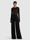 TAEYN LACE CREW NK BODYSUIT-ALICE + OLIVIA
