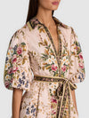 LUCY LS MINI SHIRT DRESS W TIE BELT-ALICE + OLIVIA