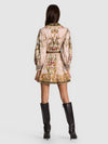 LUCY LS MINI SHIRT DRESS W TIE BELT-ALICE + OLIVIA