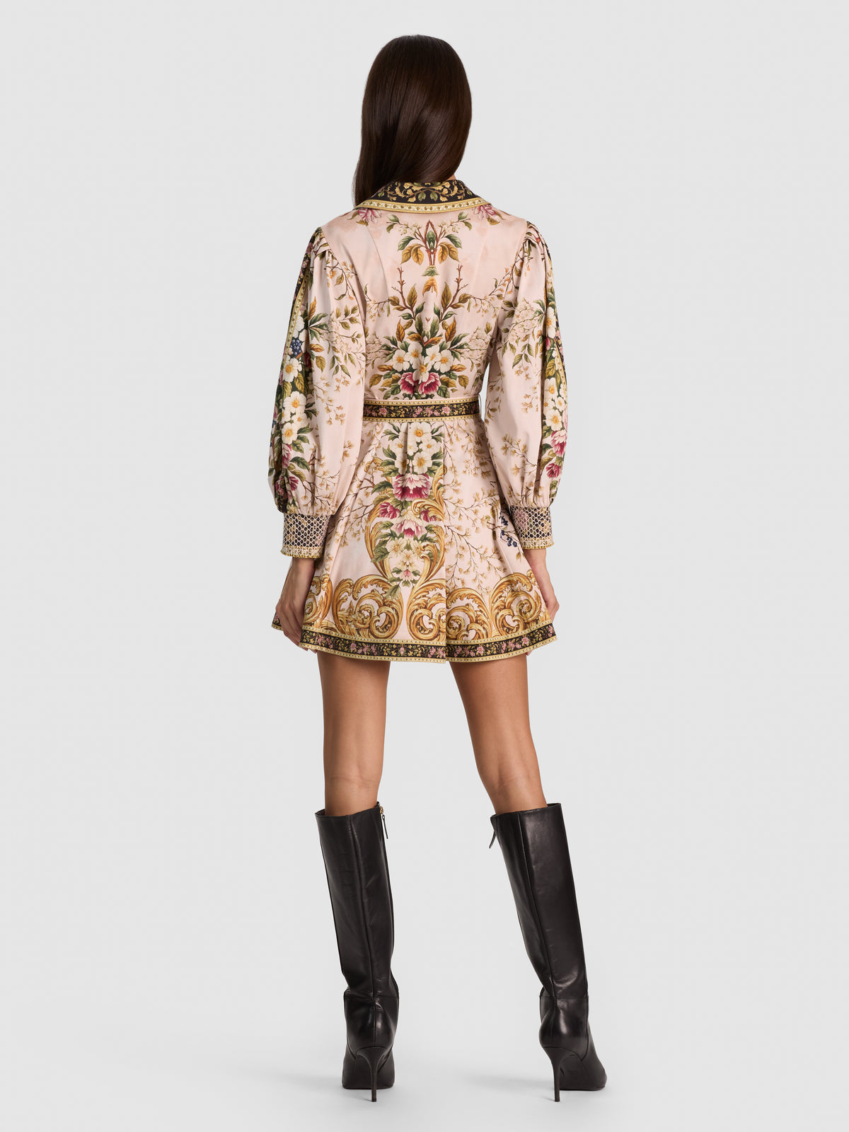 LUCY MINI SHIRT DRESS - TRUE GRANDEUR
