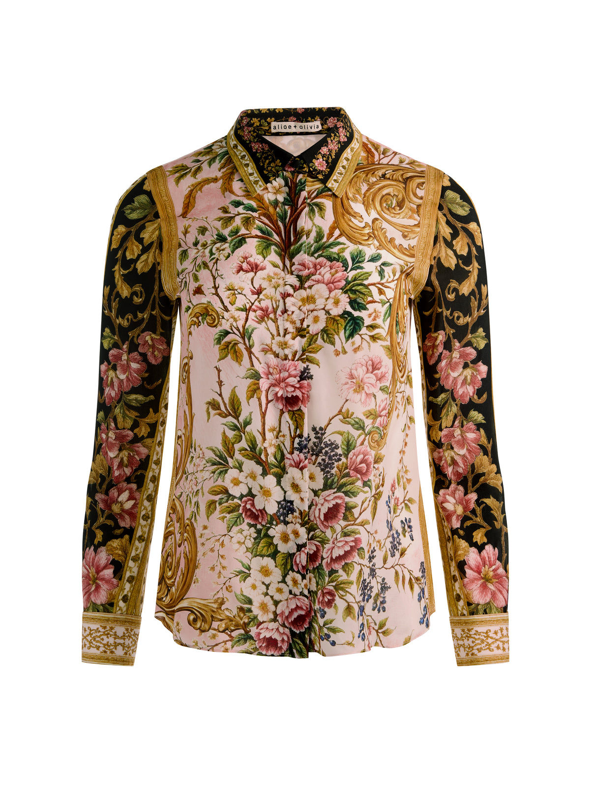 WILLA SILK BLOUSE- TRUE GRANDEUR