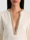 ELEONORA SPLIT NK EMBELL TUNIC DRESS-ALICE + OLIVIA