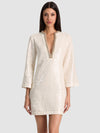 ELEONORA SPLIT NK EMBELL TUNIC DRESS-ALICE + OLIVIA