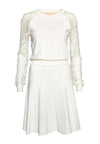 BLAKE LACE RAGLAN SLV DRESS-ALICE + OLIVIA
