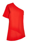 MELLIE ONE SHLDR DRAPE TOP-POPPY-ALICE + OLIVIA