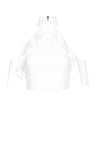 CABOT COLD SHLDR RUFFLE CRP TP-ALICE + OLIVIA