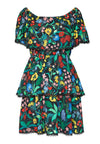 TYLIE OFF SHLDR SHRT RUFFLE DS-ALICE + OLIVIA