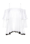 MEAGAN OFFSHLDR DBLLYR TP STRP-ALICE + OLIVIA