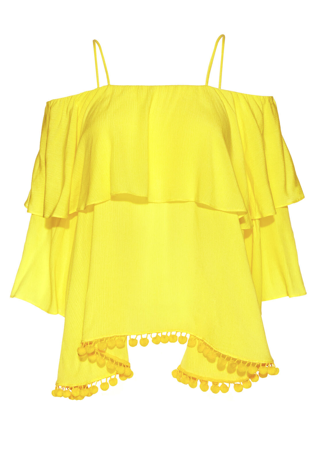 MEAGAN OFFSHLDR DBLLYR TP STRP-ALICE + OLIVIA