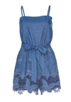 ROSETTA ROMPER W TIE BELT-ALICE + OLIVIA