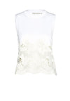 SOMER LACE HEM SHELL-ALICE + OLIVIA