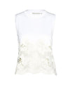 SOMER LACE HEM SHELL-ALICE + OLIVIA