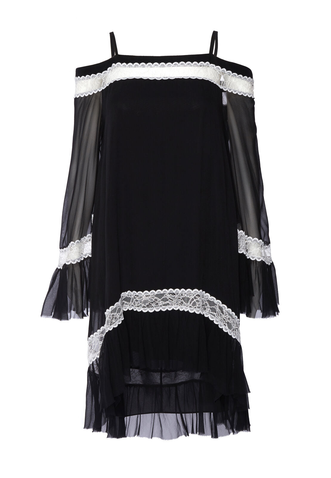 WILLIE COLD SHLDR BELL SLV DRS-ALICE + OLIVIA