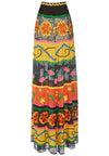 ATHENA EMBR CLN WB FLL MXI SKT-BLACK/MULTI-ALICE + OLIVIA