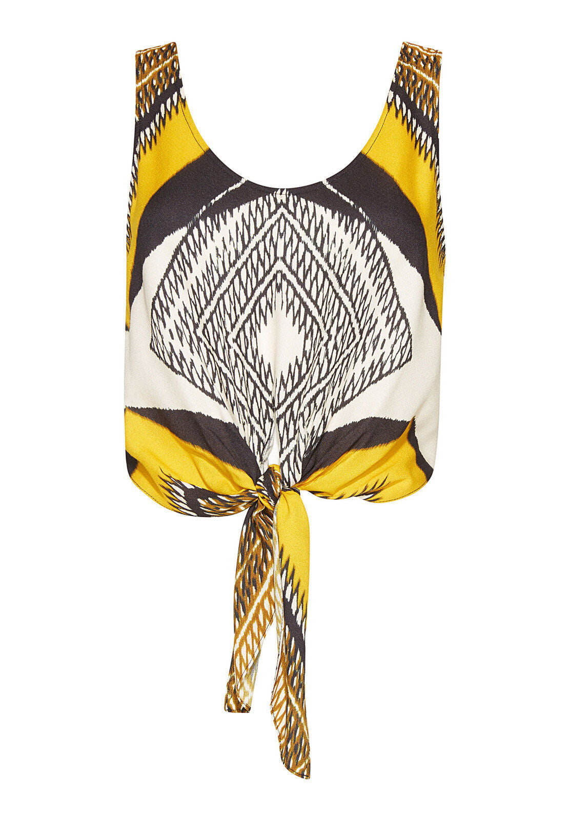 SHONDRA CROPPED TIE FRNT TANK-ALICE + OLIVIA