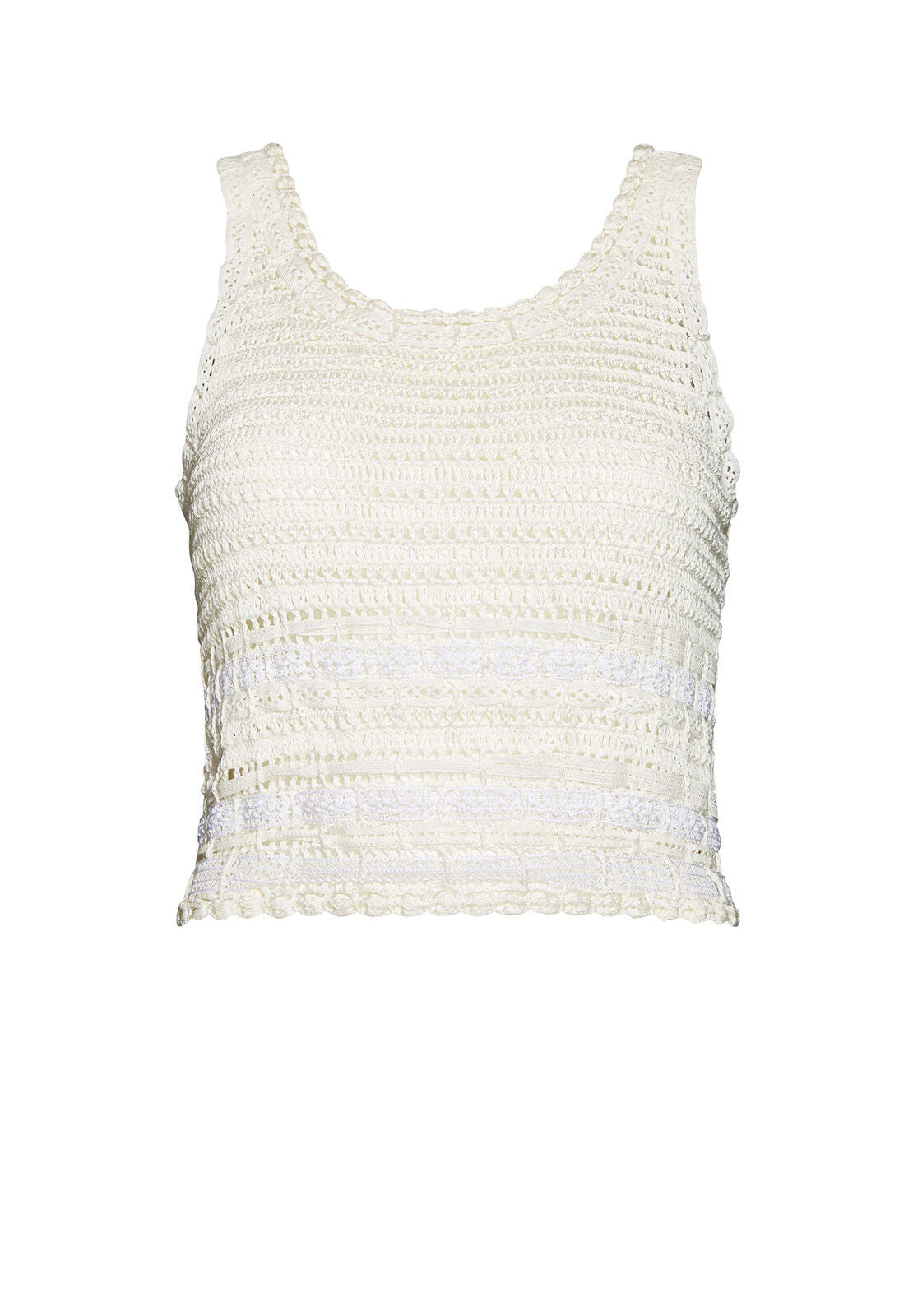 DORIAN RIBBON WEAVED TANK-ALICE + OLIVIA