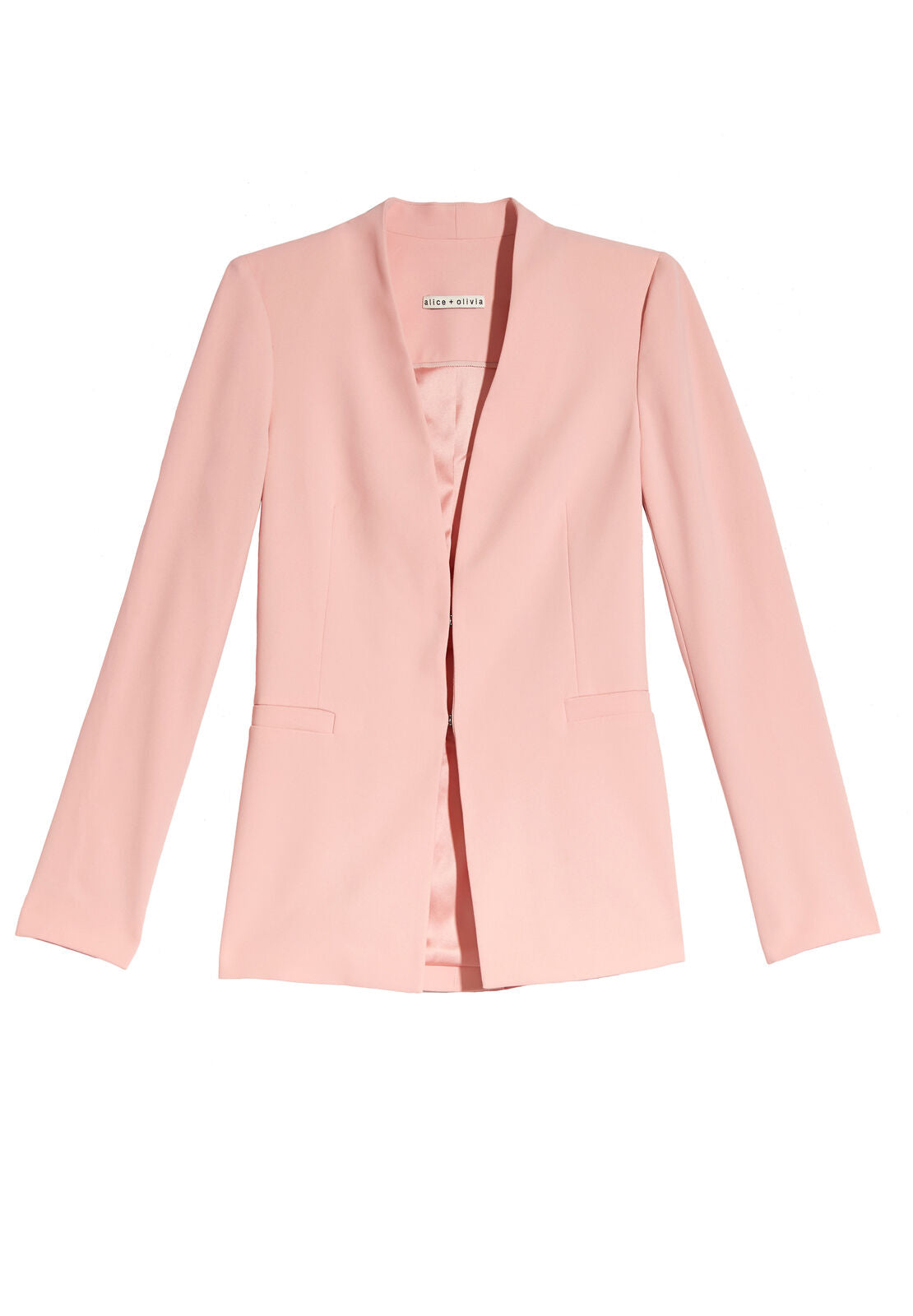 JERRI LNG OPN FRT CLLRLSS BLZR-ALICE + OLIVIA