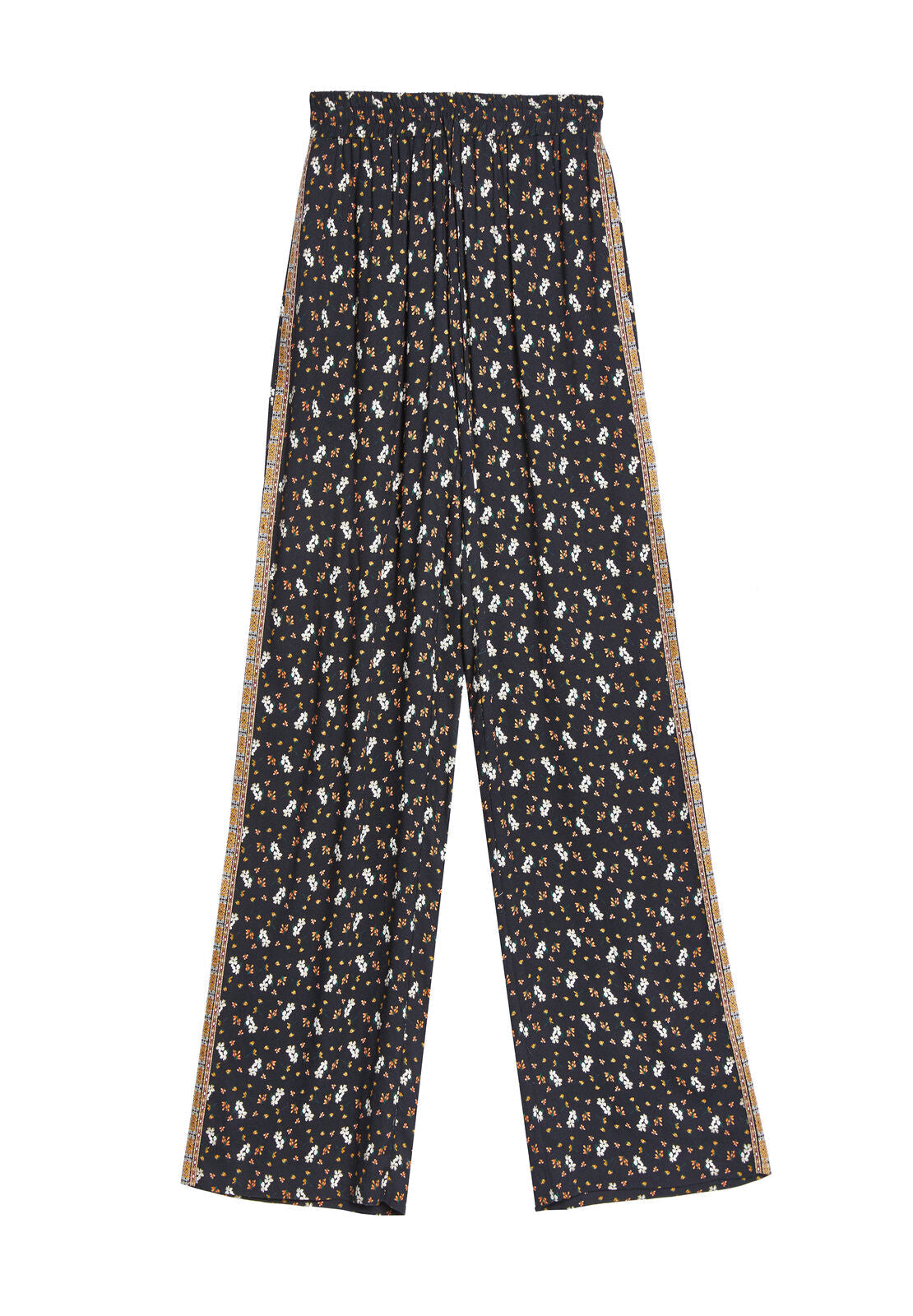 BENNY SMOCKED WB SIDE TRIM PNT-ALICE + OLIVIA