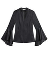 IVANA MCKNK WATERFALL SLV BLZR-Black-ALICE + OLIVIA