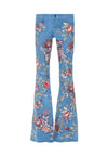 RYLEY EMBR LOW RISE BELL JEAN-VNTG WSH/GLORIA TAPESTRY-ALICE + OLIVIA