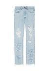 GENEVIVE EXTRM DSTRSD GF JEANS-ALICE + OLIVIA
