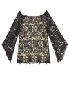 PRENA TRMPT SLV OFF SHLDR TOP-ALICE + OLIVIA