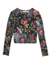 DELAINA LS CREW NK CROP TOP-ALICE + OLIVIA
