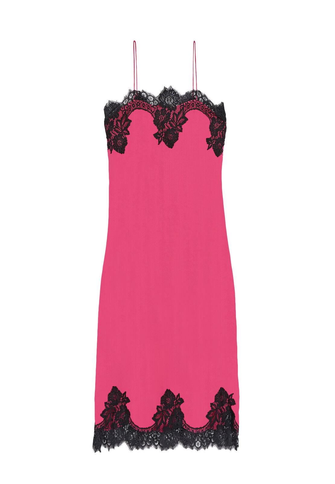 LUNA SIDE SLIT SLIP DRESS