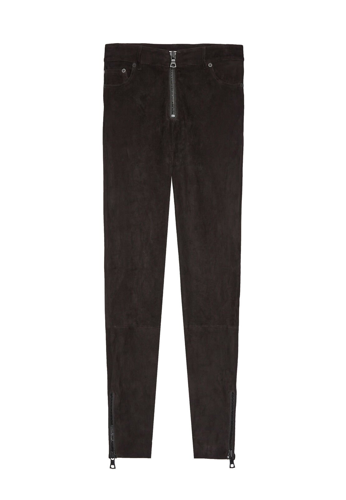 LOMI SUEDE CROPPED PANT-ALICE + OLIVIA