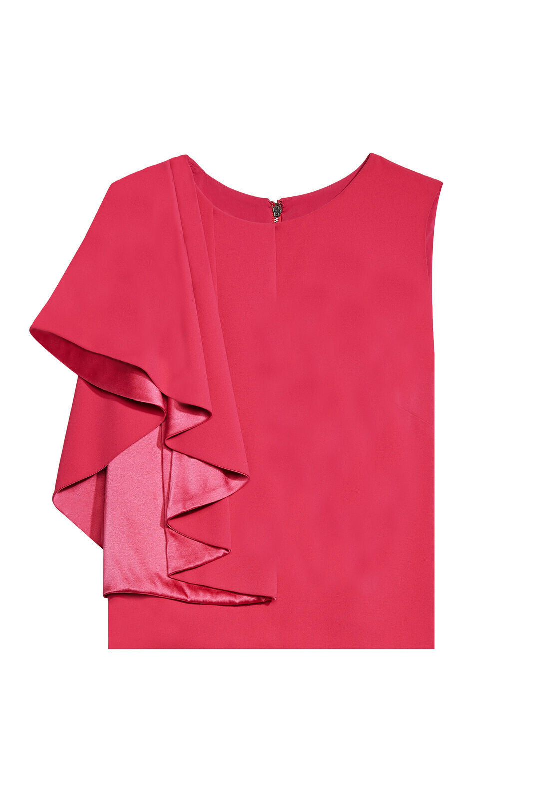 MARIN SIDE RUFFLE CROP TOP-ALICE + OLIVIA