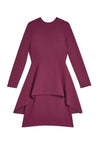 LINNEA CREW NK PEPLUM DRESS-ALICE + OLIVIA