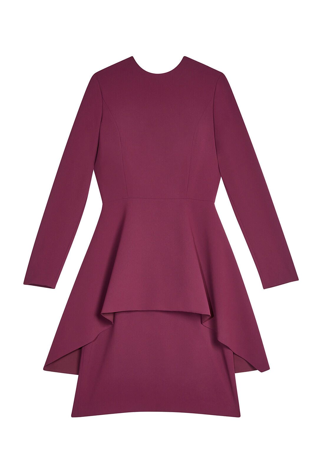 LINNEA CREW NK PEPLUM DRESS-ALICE + OLIVIA