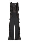 SARANDON SIDE RUFFLE JUMPSUIT-ALICE + OLIVIA