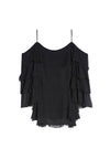 LEXIA LYRD RUFFLE CLD SHLDR TP-ALICE + OLIVIA