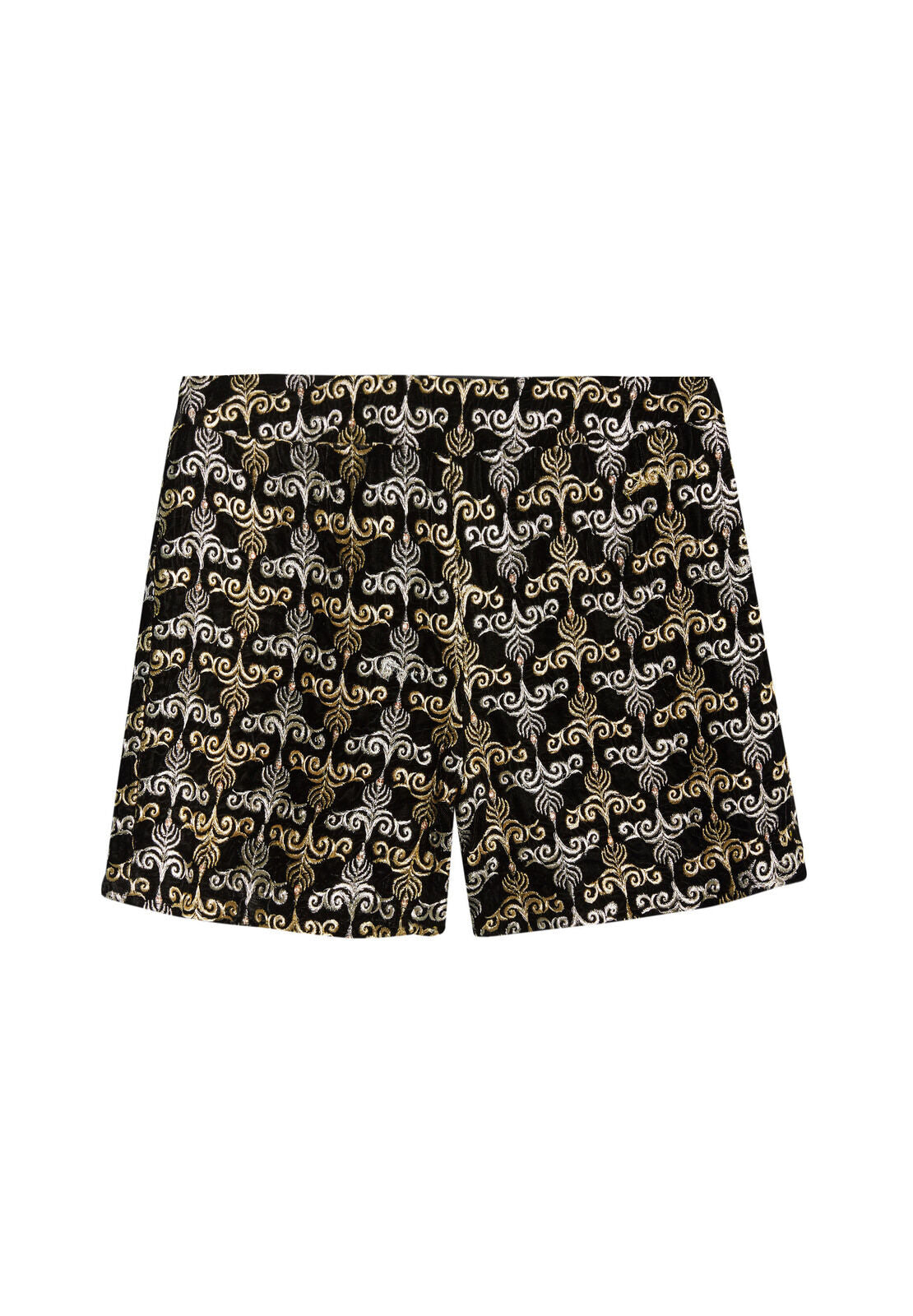MARISA EMBR BK ZIP SHORTS-ALICE + OLIVIA