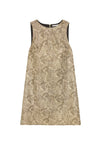 CLYDE MINI DRESS-GOLD MULTI-ALICE + OLIVIA