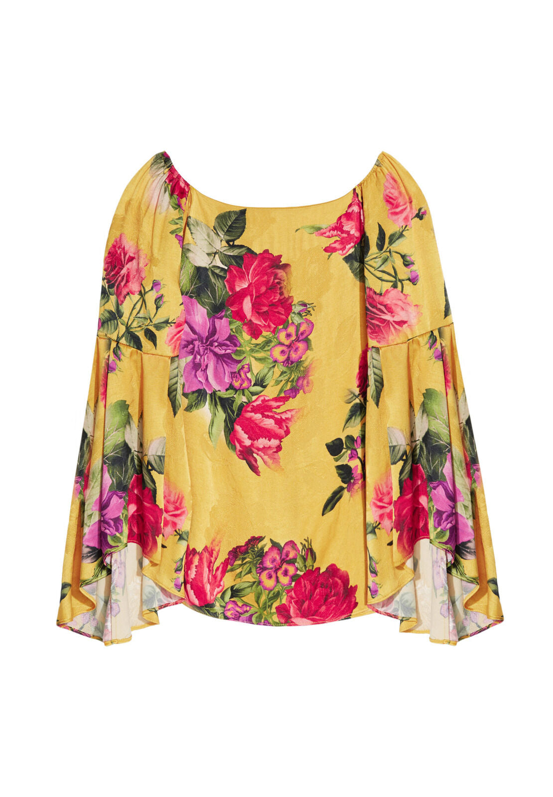 SHERA OFF SHLDR TRUMPT SLV TOP-ALICE + OLIVIA