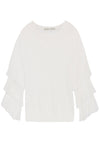 STORA RUFFLE TIER SLV PULLOVER-ALICE + OLIVIA