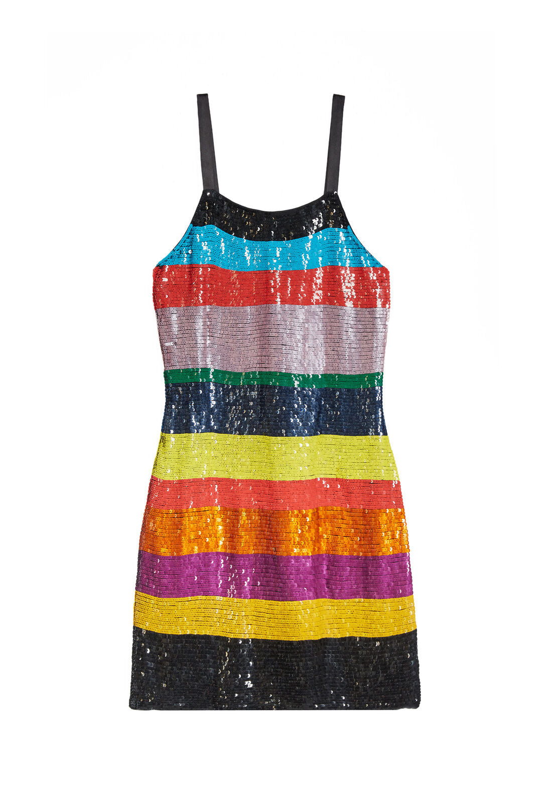 BRIDGET STRIPED SEQUIN SLIP DRESS-ALICE + OLIVIA