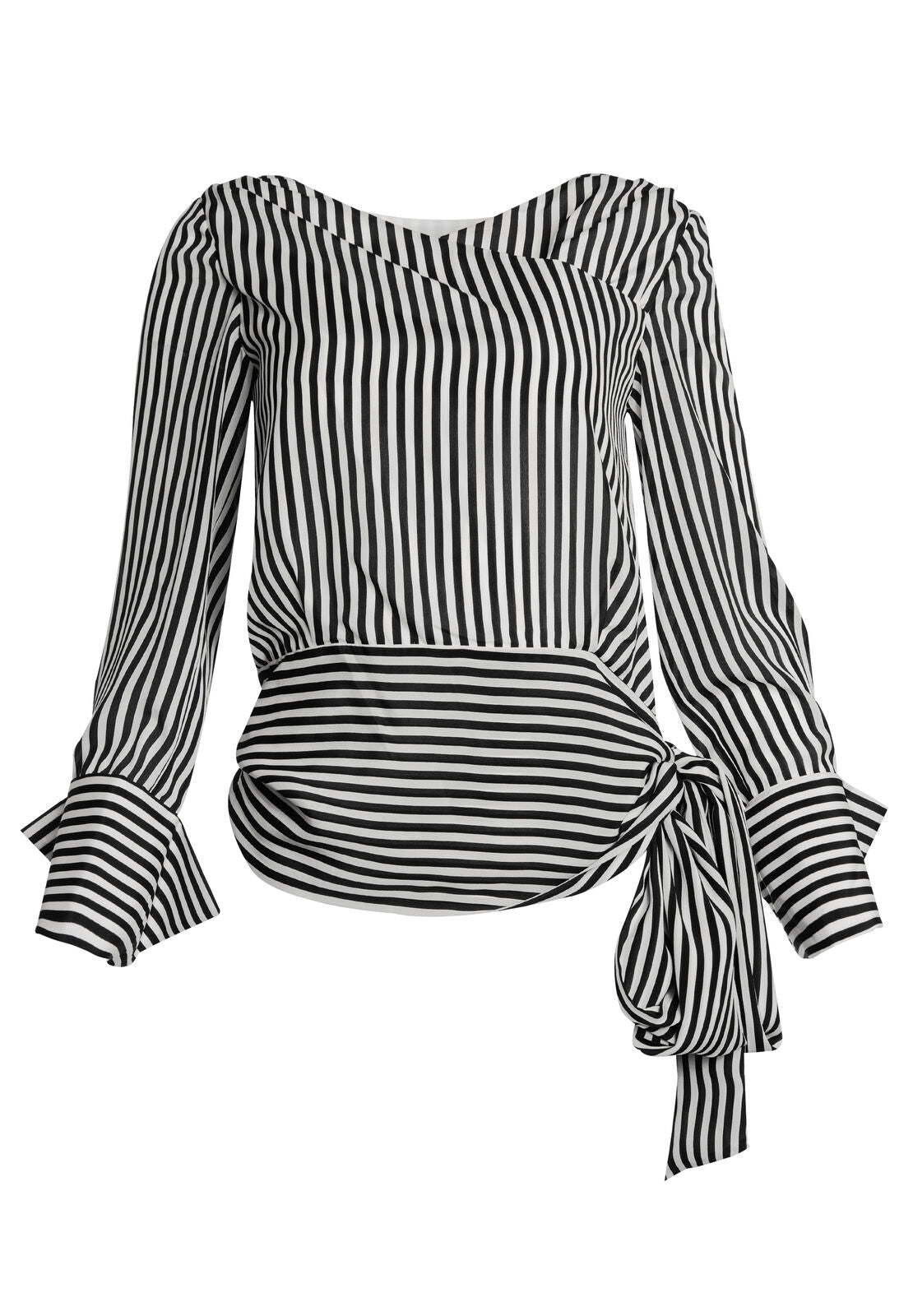 ALBA CROSS FRNT TIE WAIST BLS-ALICE + OLIVIA