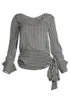 ALBA CROSS FRNT TIE WAIST BLS-ALICE + OLIVIA