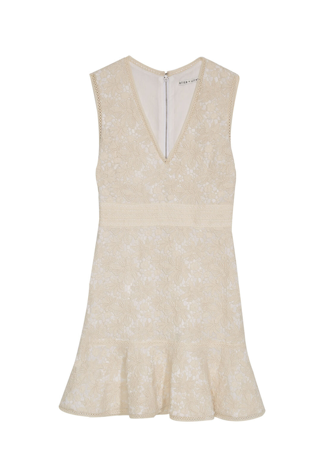 ONELLA V NK DRESS W TRIM-ALICE + OLIVIA