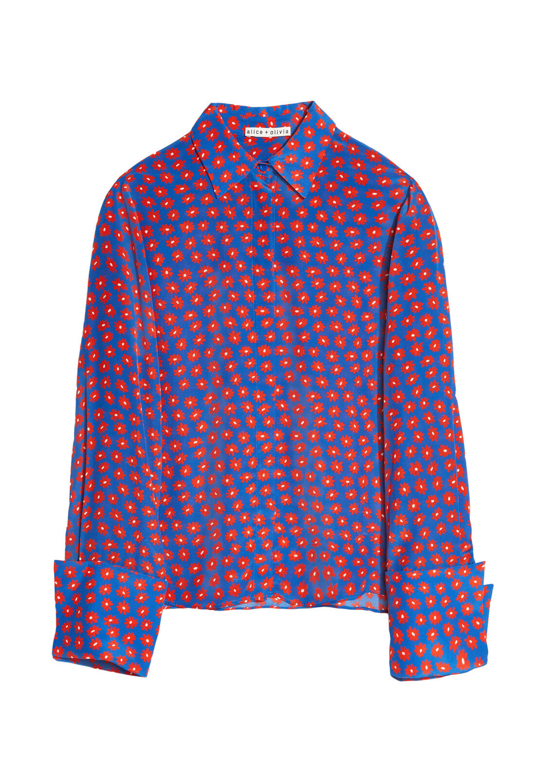 WILLA SILK BLOUSE-ALICE + OLIVIA