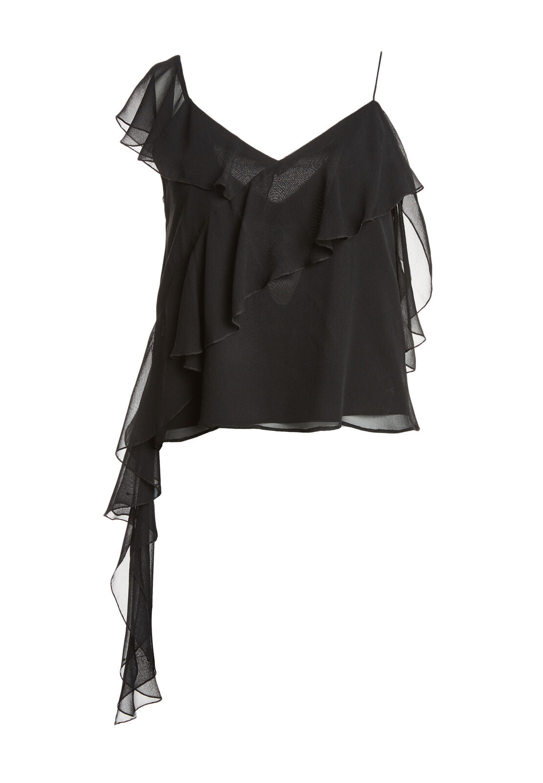 PAULINA ASYMM RUFFLE TANK-ALICE + OLIVIA